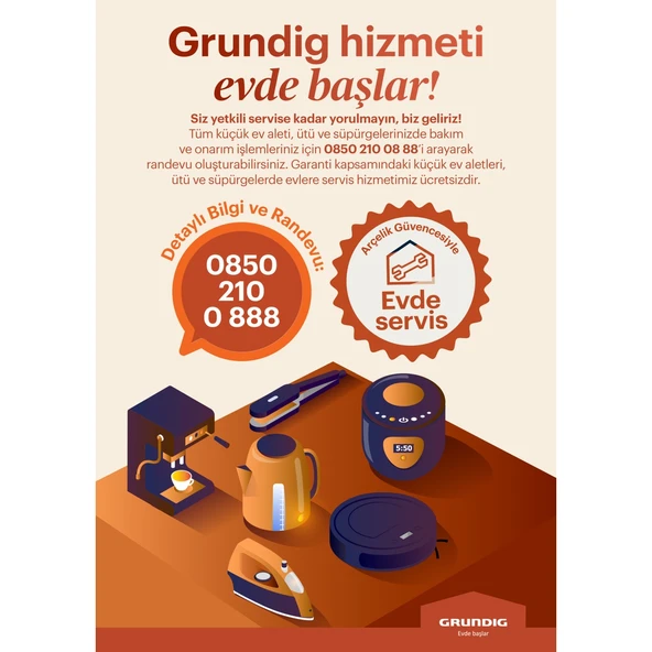 Grundig Wk 5440 1.7 L 2200 W  Cam Kettle - 6