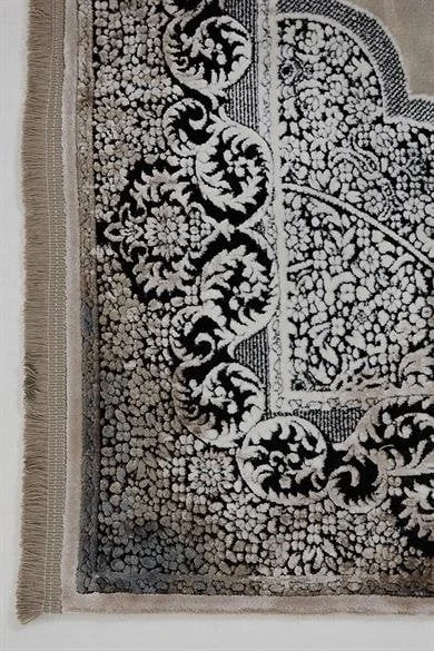 Enti Halı Miras 6804 Gri Siyah - Resim 4