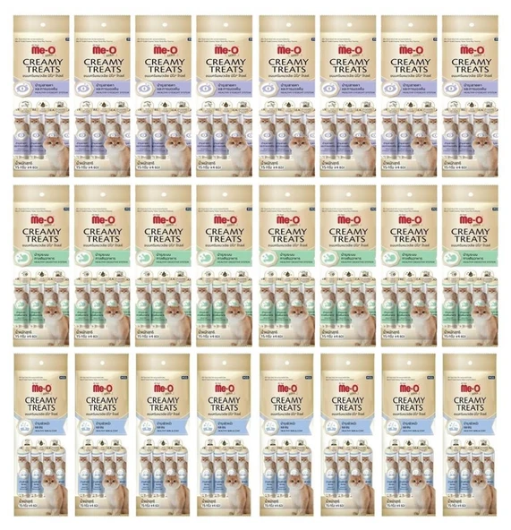 ME-O Gold Creamy 15 Gr x 4 Adet  Karışık 24'lü Paket
