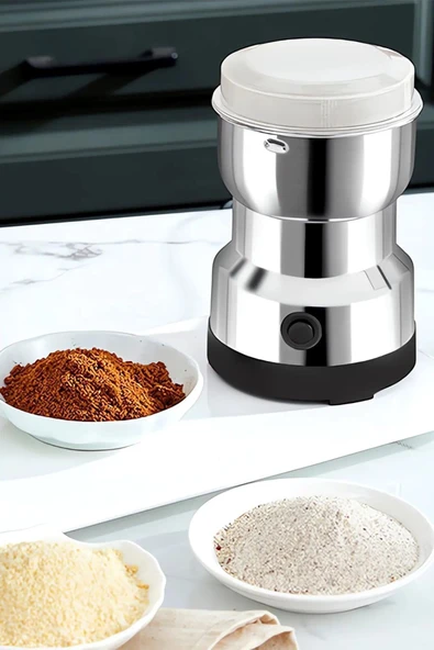 Mini Elektrikli Kahve Öğütücü BigPRO Kahve Çekirdeği Öğütücü Otomatik Fındık Fıstık Baharat Öğütücü - 4