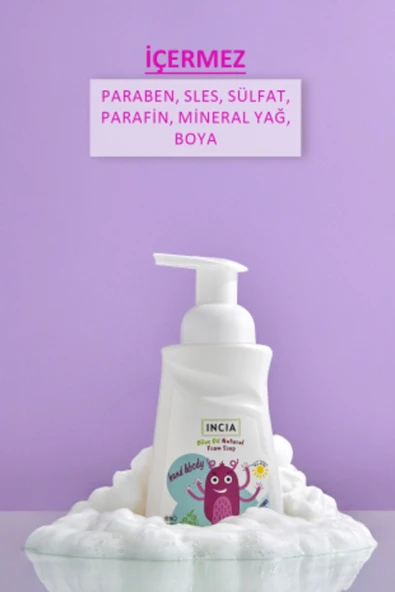 Incia %100 Doğal Köpük Kastil Sabunu 200 ml - 5