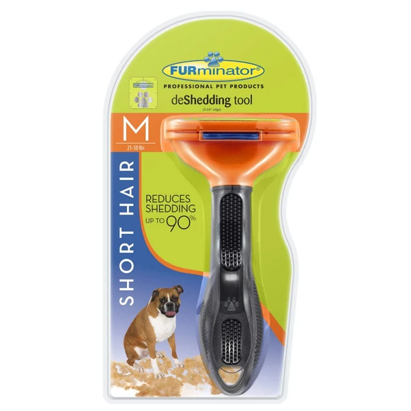 Furminator Kısa Tüylü Köpekler İçin Tüy Tarağı Medium