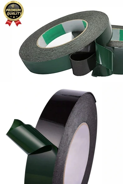 Premium Ultra Güçlü İz Bırakmaz Elastik Yapılı Çift Taraflı Akrilik Köpük Bant 36mm - 10m - 10 Adet - 2