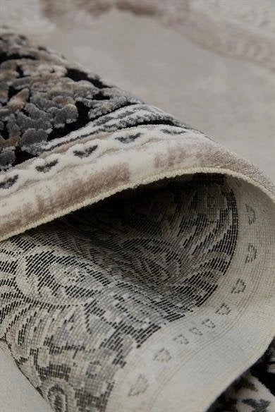 Enti Halı Miras 6805 Gri Siyah - Resim 4