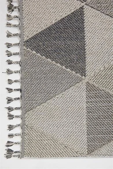 Dekorenti Halı Bukle 1401 Gri - Resim 2