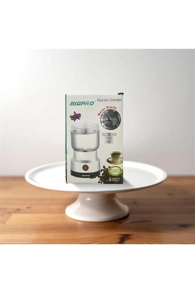 Mini Elektrikli Kahve Öğütücü BigPRO Kahve Çekirdeği Öğütücü Otomatik Fındık Fıstık Baharat Öğütücü - 7