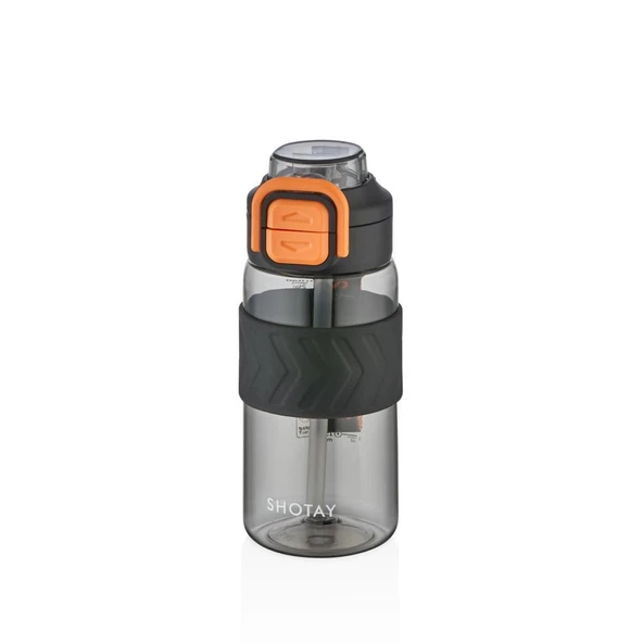 Shotay Direction Su Matarası Tritan Siyah 600Ml - 1