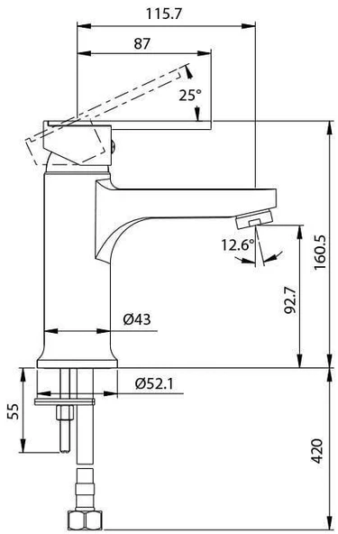Creavit Vega Lavabo Bataryası VG1840 - 2
