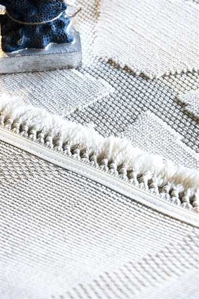 Dekorenti Halı Togo 7503 Beyaz - Resim 3