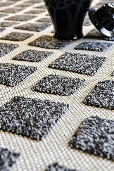 Dekorenti Halı Togo 7508 Antrasit - Resim 4