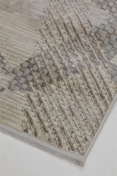 Dekorenti Halı Dora 1904 Vizon - Resim 3