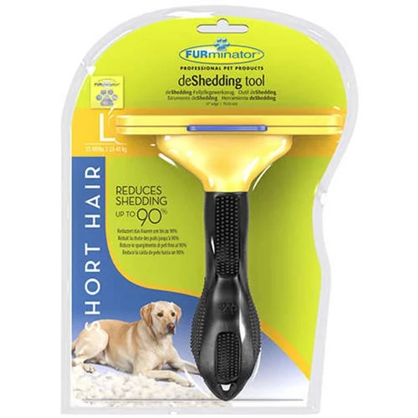 Furminator Kısa Tüylü Köpekler İçin Tüy Tarağı Large