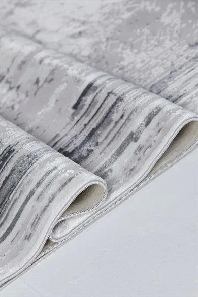 Dekorenti Halı Sateen 6401 Gri - Resim 4