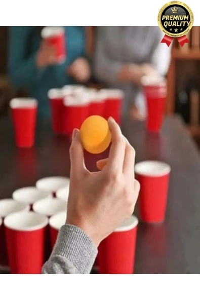 Özel Gün Beer Pong Yetişkin Eğlence Parti Malzemeleri İçki Bira Renkli 12 Toplu Karton Oyun Bardağı - 4