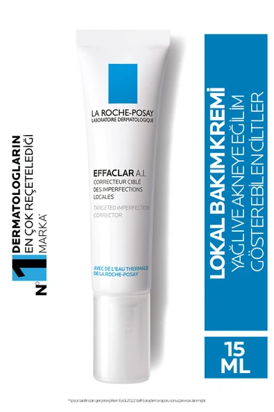La Roche Posay Effaclar AI Yağlı Ve Akneye Eğilimli Ciltler Lokal Bakım Kremi 15 ml