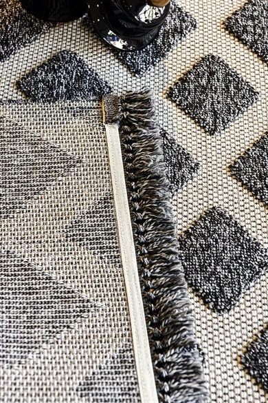 Dekorenti Halı Togo 7508 Antrasit - Resim 3