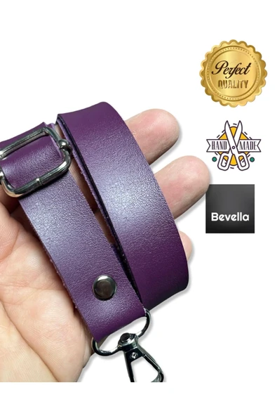Trend Kancalı Deri Çanta Askısı & Aksesuarı - ( 2cm en x 140cm boy )