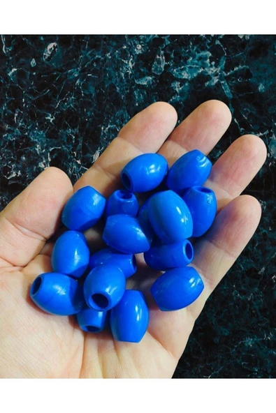 20 Adet Zeytin Boncuk - Dekor Boncuğu - Makrome Boncuk