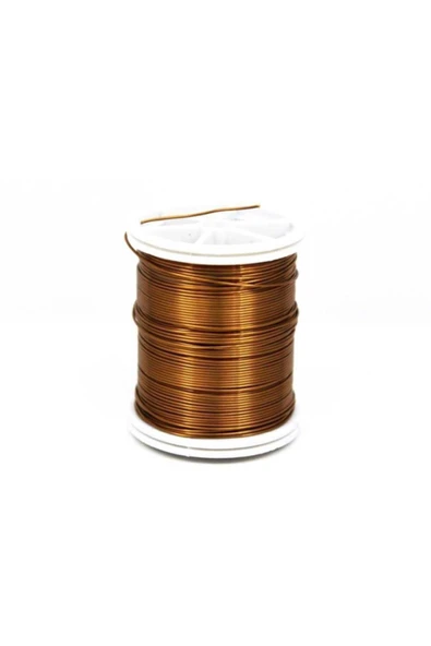 Açık Kahve Bakır Çiçek Teli Kalınlık 0.60 mm - 2