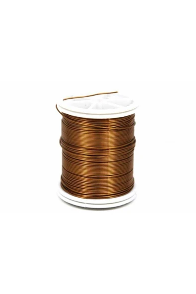 Açık Kahve Bakır Çiçek Teli Kalınlık 0.60 mm