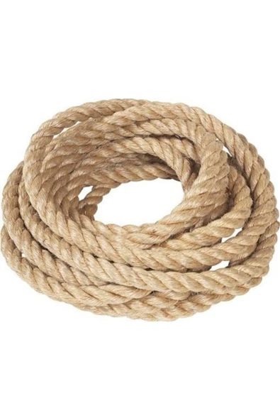 5 Mm 50 Metre Jüt Halat Kendir Urgan Halat Ip Dekoratif Halat - - 5
