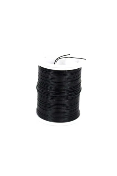 Bakır Çiçek Teli, Siyah Renk Kalınlık : 0.60 mm