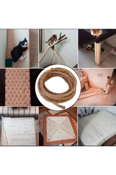 Kedi Tırmalama Ipi 4 Mm 10 Metre - Resim 2