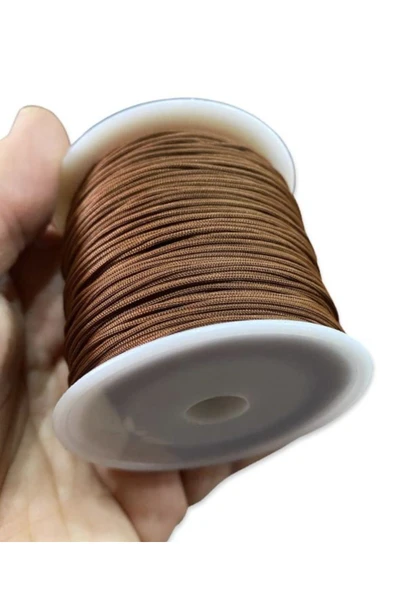 Bileklik ipi - Paraşüt ipi - Takı ipi ( 1 mm kalınlık 100 metre uzunluk - 1 Makara )