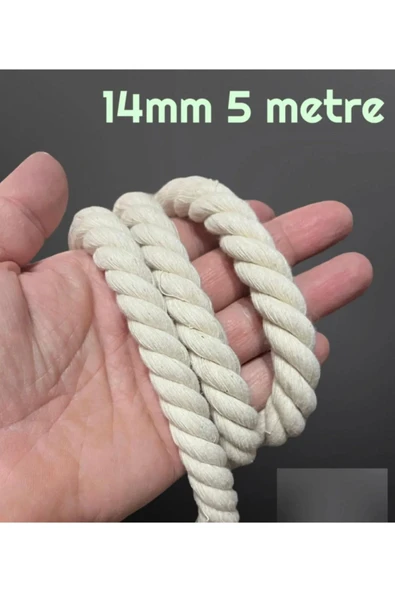 14 Mm Pamuk Halat - 5 Metre