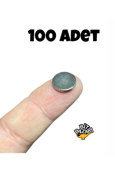 12 X 1,5 Mm Mini Neodyum Mıknatıs Magnet - 100 Adet