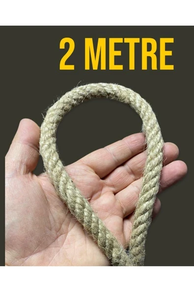 12 mm Jut halat , Kendir ip , Dekor halatı , Çanta Sapı