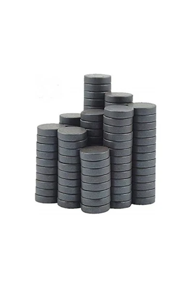 200 Adet Mini Yuvarlak Magnet Mıknatısı - 1.5 Cm Çapında Mıknatıs -