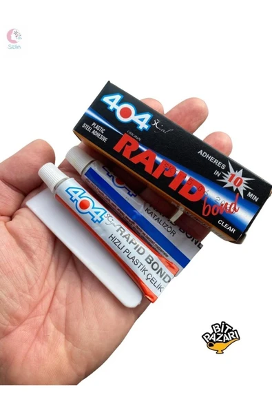 404 Plastik Çelik Süper yapıştırıcı SET