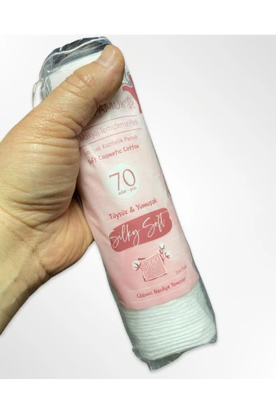 Silky Soft Makyaj Temizleme Pamuğu , Kozmetik Disk Pamuk - 70 Adet