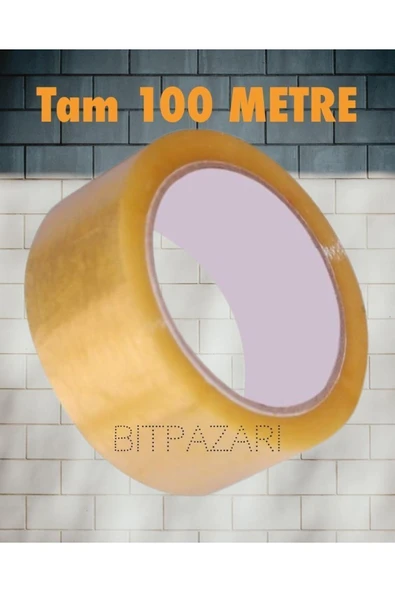 Tam 100 Metre Kaliteli Koli Bandı -