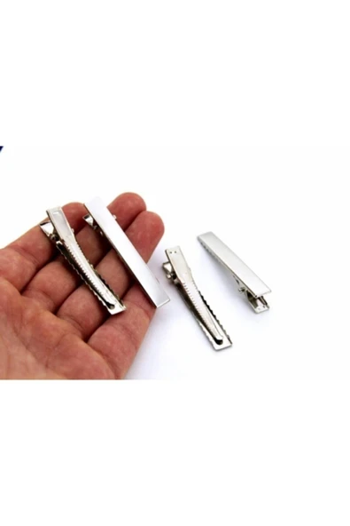 9 X 45 Mm Maşa Modeli Toka Nikel Kaplama 50 Adet