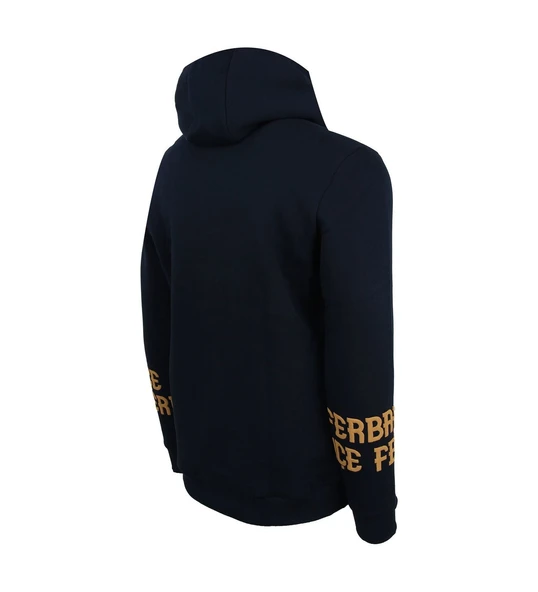 Fenerbahçe Orijinal Lisanslı Kapüşonlu Kolej Sweat Kadıköy Boğası Baskılı Erkek Sweat - 8