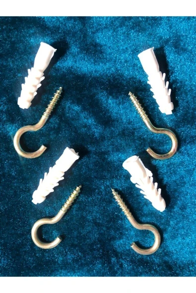 4 Adet Avize Kancası + Dübel ( 19x70 )