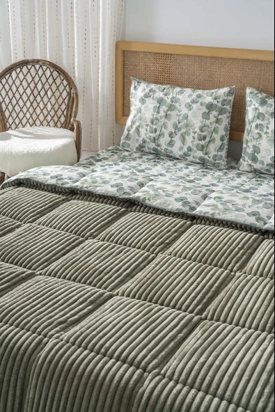 Rivaİstanbul Okaliptus Çift Kişilik Tresa Uyku & Çeyiz Seti - Resim 4