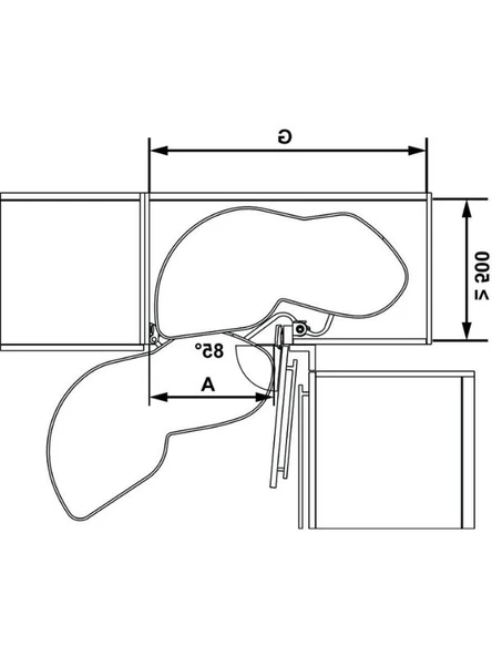 Moveboard Köşe Kiler Mekanizması (Sol) - 2