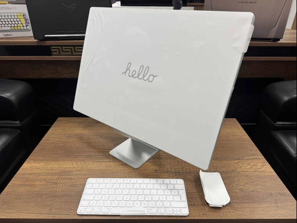 Apple iMac M1 Çip 8GB RAM 256GB SSD macOS 24" 4.5K Retina All In One MGTF3TU/A Gümüş (AÇIK KUTU SIFIR) - 5