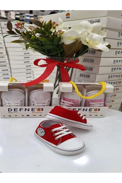 06-9 Aylık 17 Numara Hediyelik Spor Bebek Babet Ayakkabı