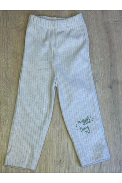 3'Lü Kız Bebek Çocuk İçi Polarlı Ceket 2 İplik Sweatshirt Ve Pantalon Takım - 3