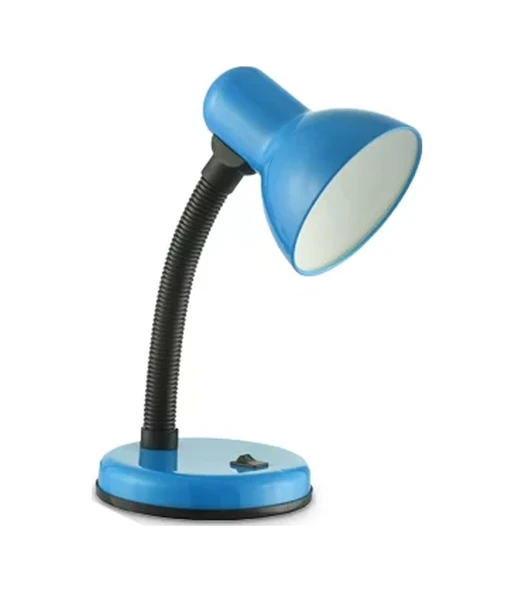 YL86-1001 Noas Berlin Spiralli Masa Lambası Mavi Anahtarlı