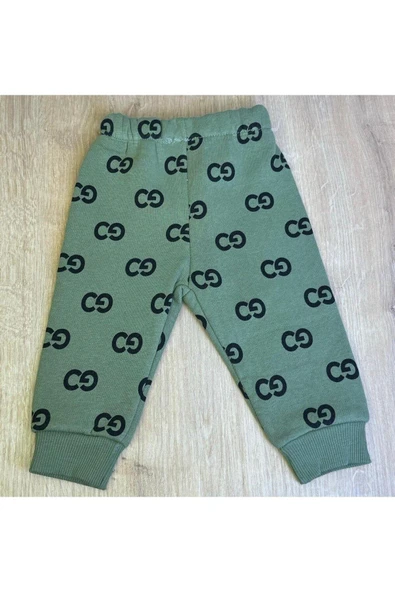 3'Lü Bebek Çocuk Şardonlu Kapişonlu Sweatshirt Uzun Kollu Tshirt Ve Eşohman Altı Takımı - 3