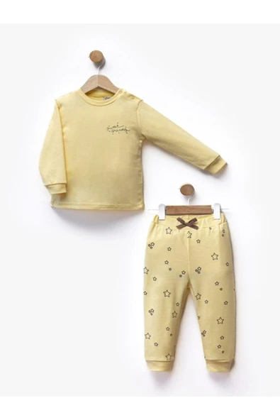 2'Li Unisex Bebek Çocuk Pijama Takım