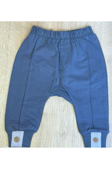 3'Lü Erkek Bebek Çocuk Kapitone Ceket 2 İplik Sweatshirt Ve Pantalon Takım - Resim 2