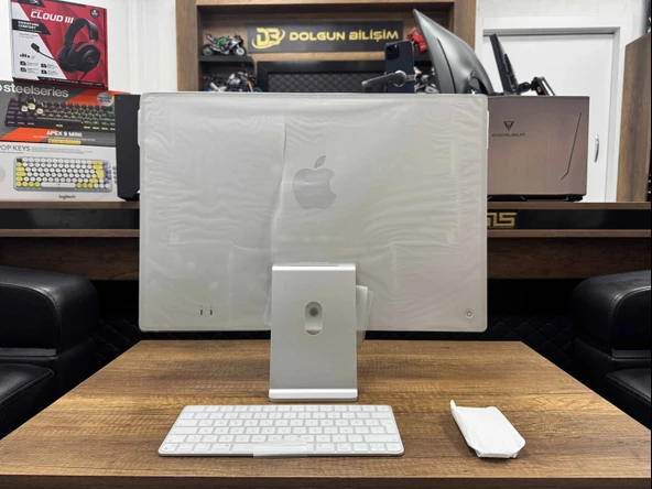 Apple iMac M1 Çip 8GB RAM 256GB SSD macOS 24" 4.5K Retina All In One MGTF3TU/A Gümüş (AÇIK KUTU SIFIR) - 3