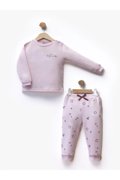 2'Li Unisex Bebek Çocuk Pijama Takım