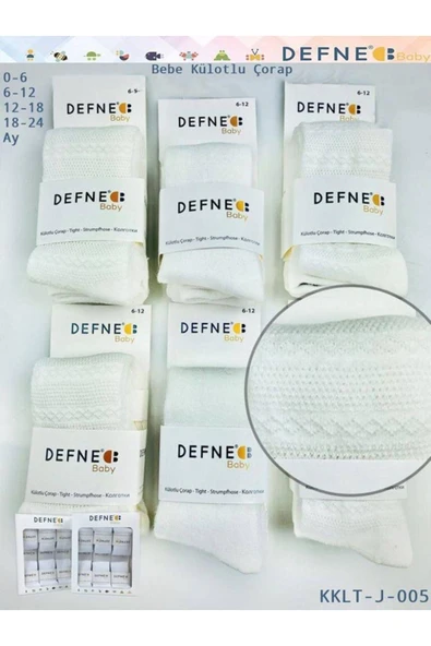 3 Adet Pamuklu Kız Çocuk Ve Bebek Külotlu Çorap ürün görseli 1